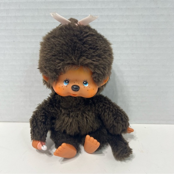 MONCHHICHI vintage 1974 monkey doll sekiguchi toy doll - Picture 2 of 11